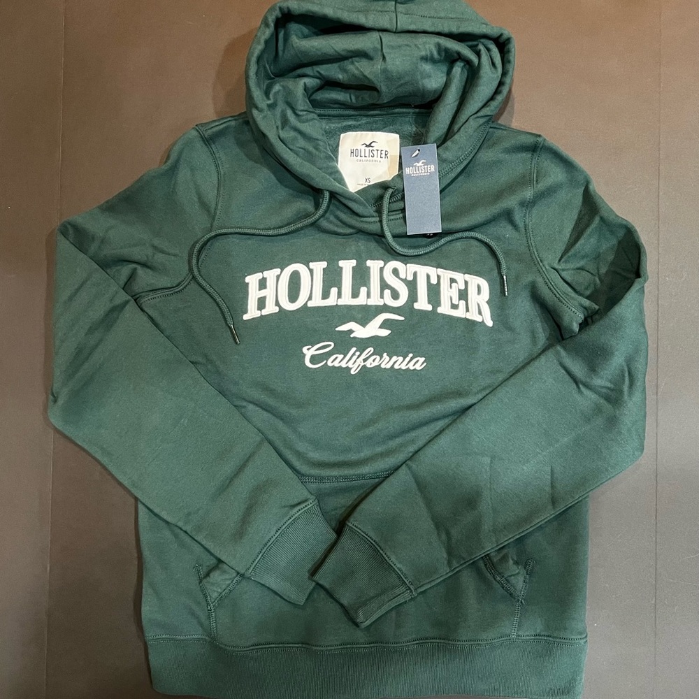 Embroidered Logo Graphic Hoodie